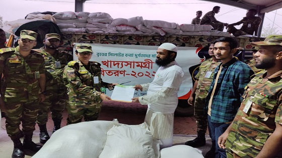 সিলেটে বন্যার্তদের পাশে আস-সুন্নাহ ফাউন্ডেশন